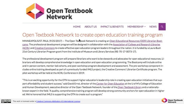 Open Textbook Network Summer Institute 2019 Slides - Friday - Page 37